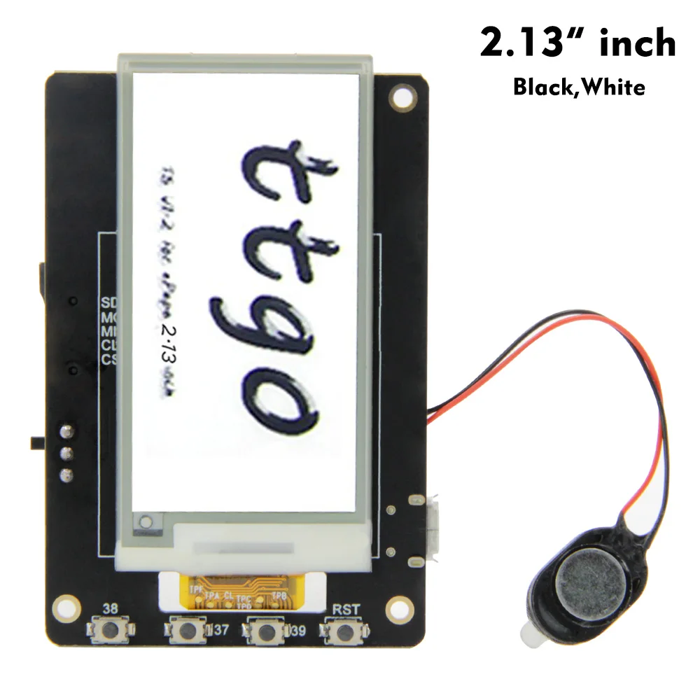 

TTGO T5 Esp32 1,54/2,13/2,9 EPaper SPEAKER V2.4 Wifi и Bluetooth