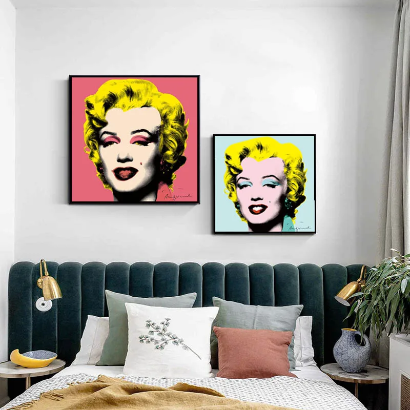Плакат Andy Warhol картина Мэрилин Монро Сексуальная Женская Печать холст картина настенные картины для гостиной Куадрос домашний декор