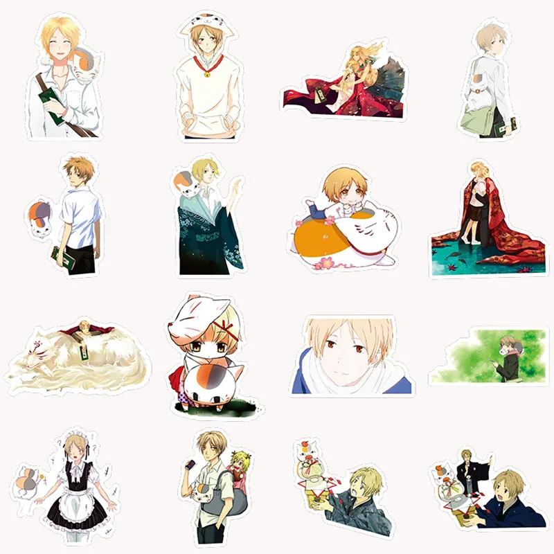 50 шт. Нацумэ книга друзей аниме Стикеры ПВХ наклейки-граффити чемодан гитары