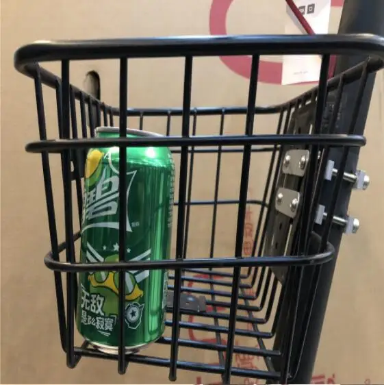 Корзина с ручкой из нержавеющей стали для электрического скутера XIAOMI M365 &amp Pro QICYEL