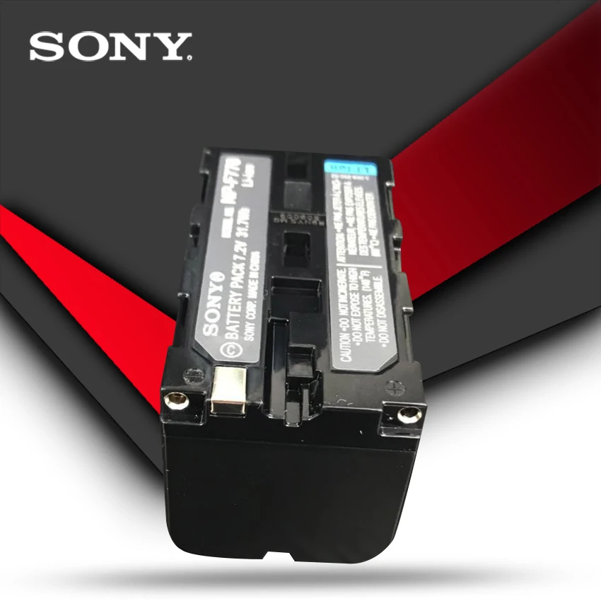 Оригинальный аккумулятор Sony NP-F770 NP F770 NPF770 F750 CCD-TRV58 TRV110K TRV26E Z1 V1J Z1P DCR-VX2100 FX1 с