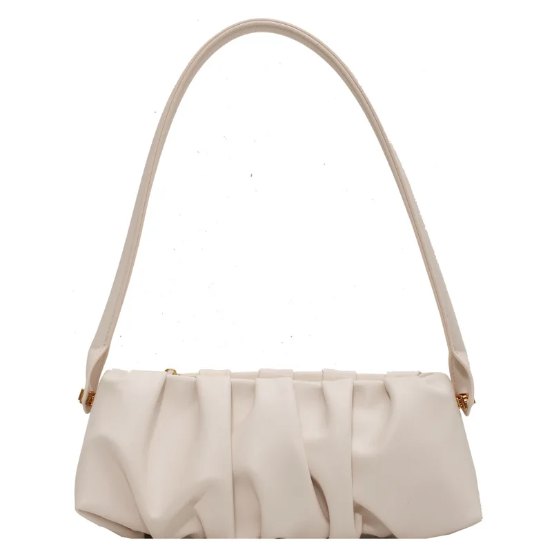 

Ladies fashion messenger bag casual solid color PU shoulder bag underarm bag 2021 summer new style ladies bag luxury designer