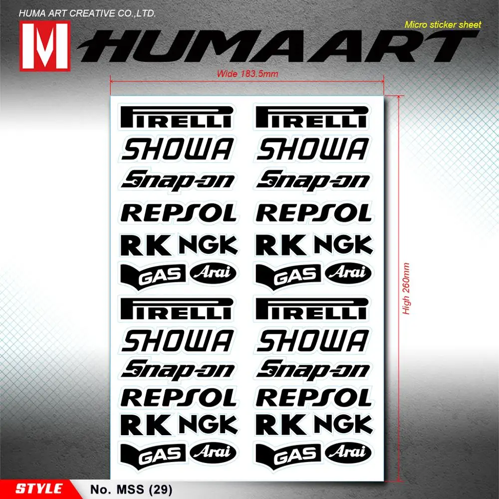 Виниловая графическая наклейка HUMAART Мотокросс для автомобилей грузовиков лодок