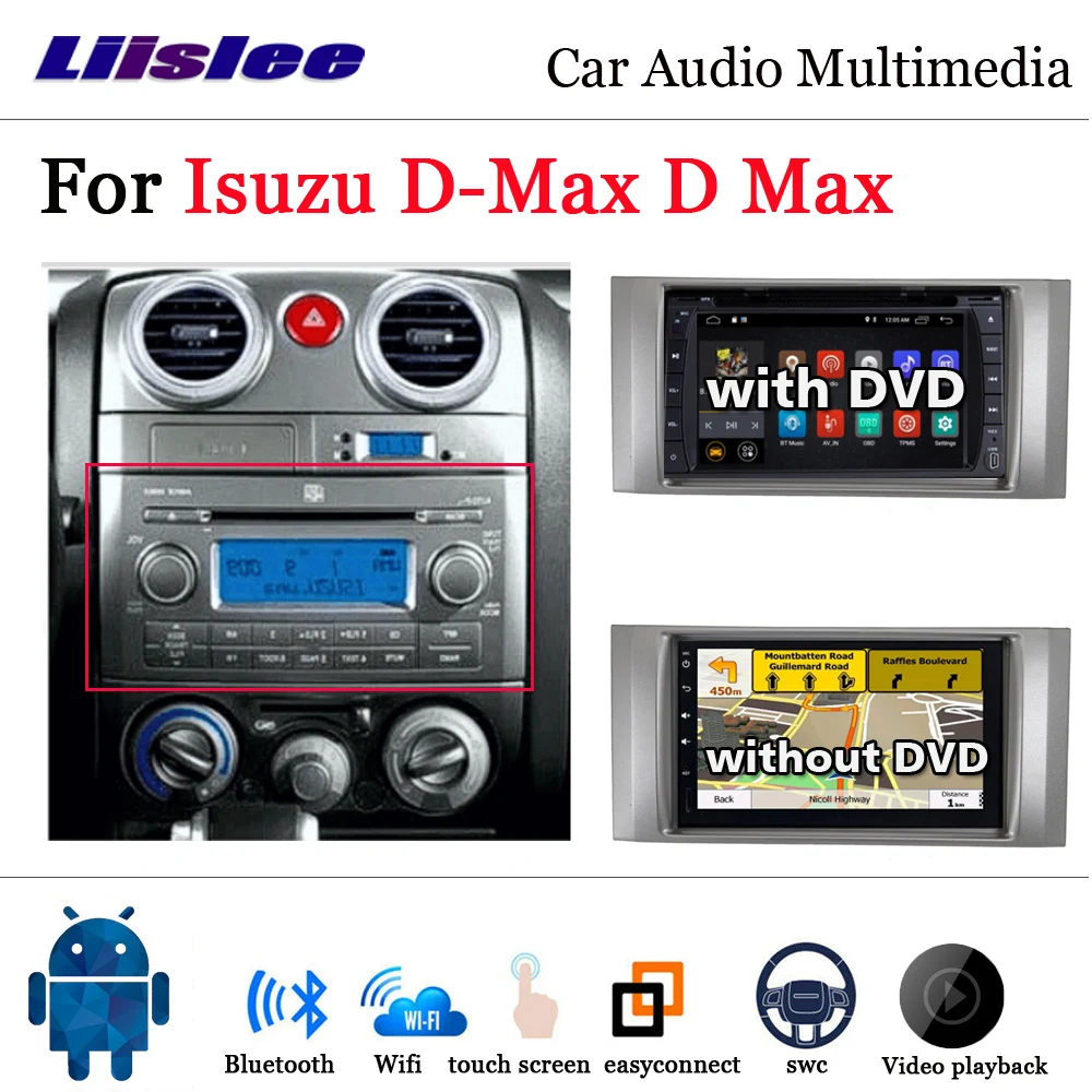 Автомобильный DVD мультимедийный плеер для Isuzu D Max 2009 ~ 2012 Радио Android GPS