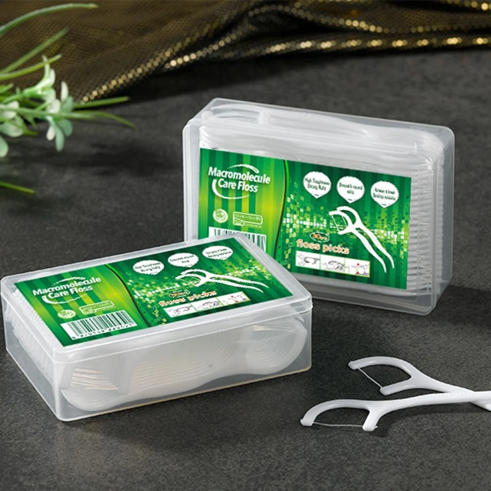 

Portable Dental Floss Teeth Sticks Kit with box Oral Care Toothpick Dental Flosser 30pcs