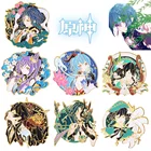 Большой размер игра Genshin ударные булавки брошь Ganyu Keqing Wendi Xiao фигурка эмаль значок Броши отворот булавка ювелирные изделия