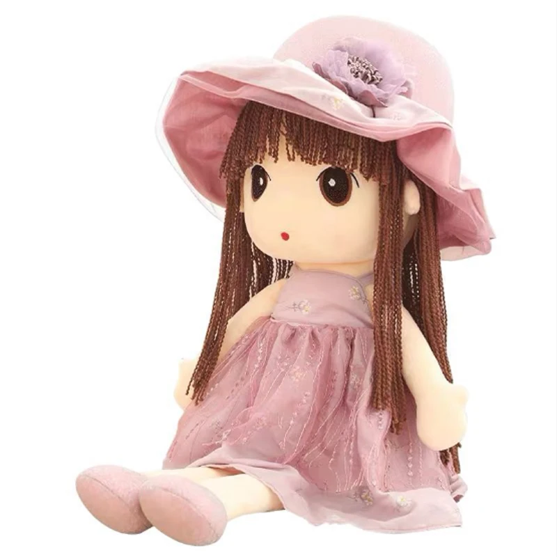 Игрушка плюшевая для девочек Спящая кукла детская игрушка успокаивающий подарок