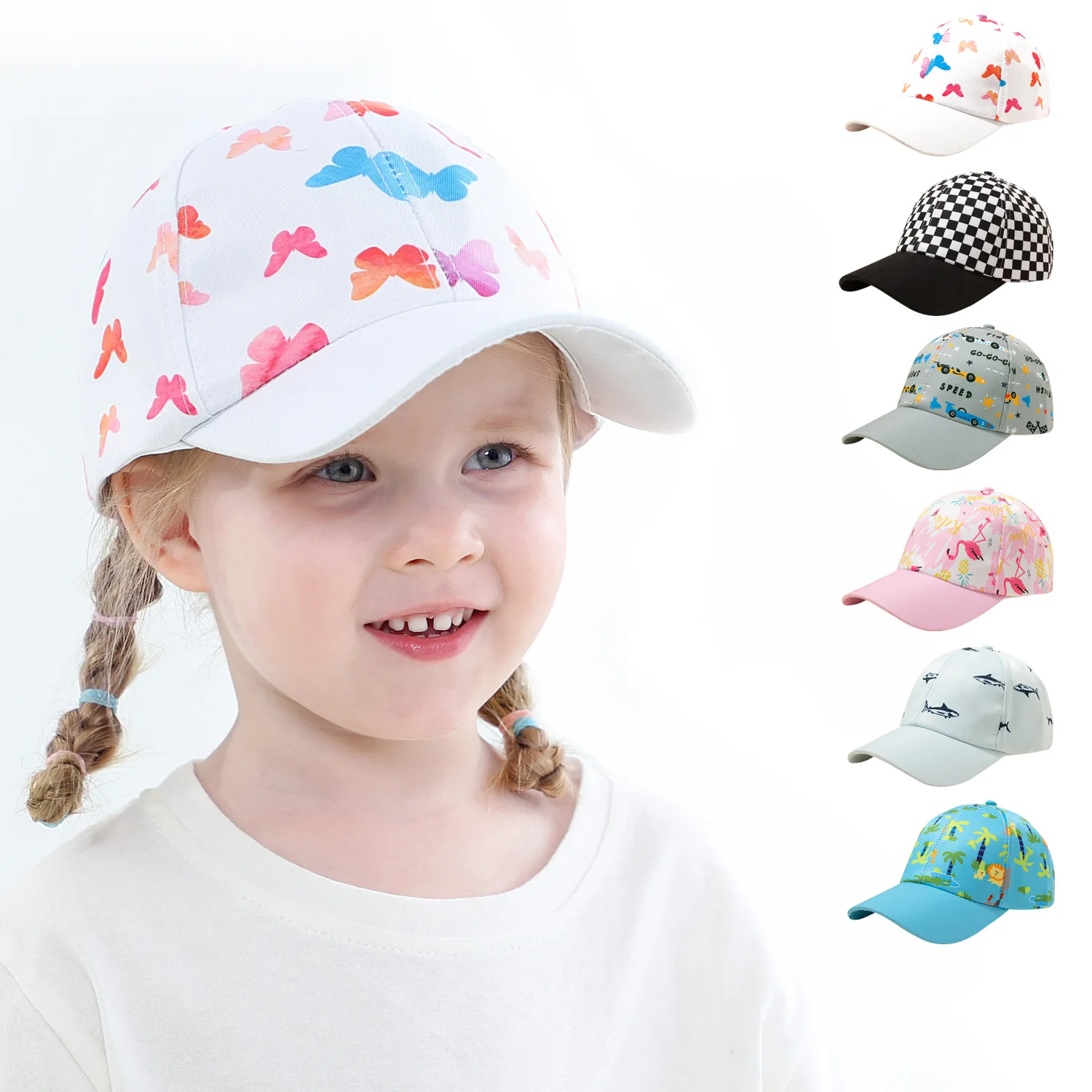

Cute Letter printing Baby Hat Soft Cotton Kids Boy Adjustable Baseball Caps Boys Girls Hats Children Snapback Hip-Hop Sun Hat