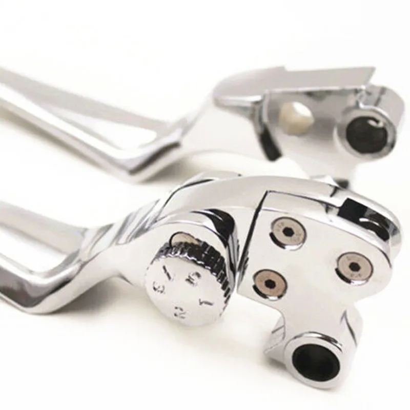 МОТОЦИКЛ хром Череп ручные рычаги тормоза сцепления для Harley Dyna Softail Touring FXS Bad Boy