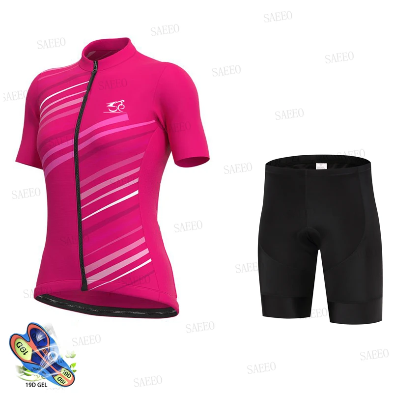 

Cycle 2021 Women's Cycling Clothing Summer Mountain Bike Clothing Team Bicycle Clothes Anti-UV Road Bike Wear Ropa Ciclismo