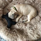 Круглая кровать для собаки дом мягкий длинный плюшевый домик для собаки кровать для корзина для собак товары для домашних животных Подушка для кошек кровать для домашних животных Коврик для дома животные диван