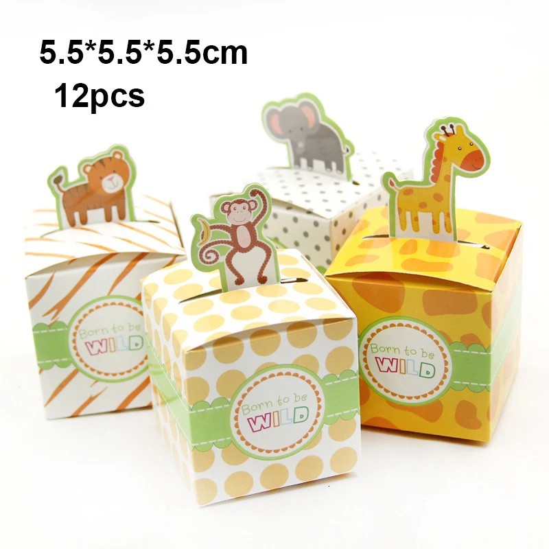 Новинка! 1 Набор С Днем Рождения бумажный флаг с животными для вечеринки гирлянда