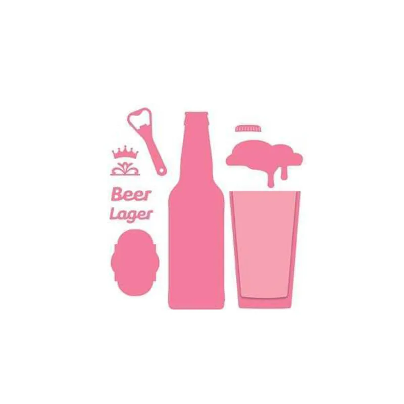 Eastshape пивные металлические штампы и для скрапбукинга стежка ремесло трафарет с