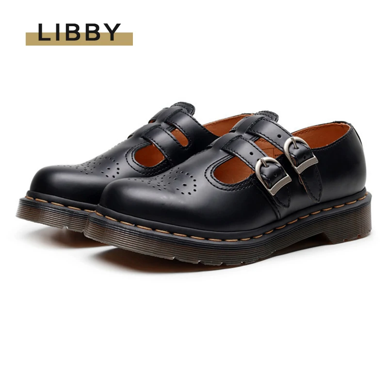 2021 новинка японский стиль женская обувь из натуральной кожи Туфли Мэри Джейн