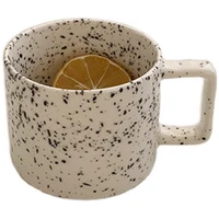 ceramic aesthetic printing ceramic coffee cup handmade hot chocolate milk coffee cup bg50ms