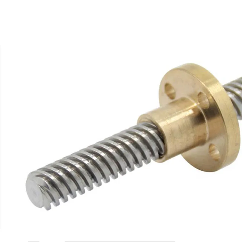 NEW Lead Screw 8MM Thread 8mm T 3D Printer & CNC THSL-500-8D Length 100/200/300/400/500/600mm T-type Stepper Motor Trapezoidal |