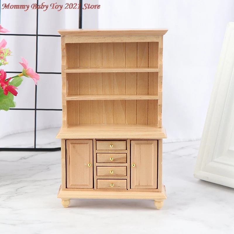 

Новый миниатюрный китайский дневной мини шкаф мебель для спальни Наборы для дома и гостиной для кукольного домика масштаб 1/12