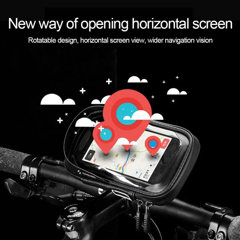 1 шт. 6 0 дюйма водонепроницаемый мобильный телефон держатель для велосипеда