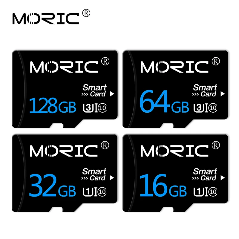 Moric Micro SD карта памяти 64 ГБ 32 16 8 12 Гб sd/TF 256 128 класс 10 с бесплатным адаптером|Карты