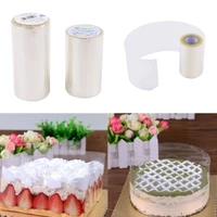 10m transparent clear mousse surrounding edge wrapping tape for baking cake collar roll packaging diy cake decorating tools