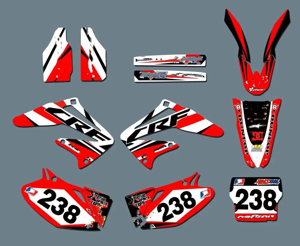 Свободный изготовленный на заказ номера имена мотоцикла стикеры 3м Графика