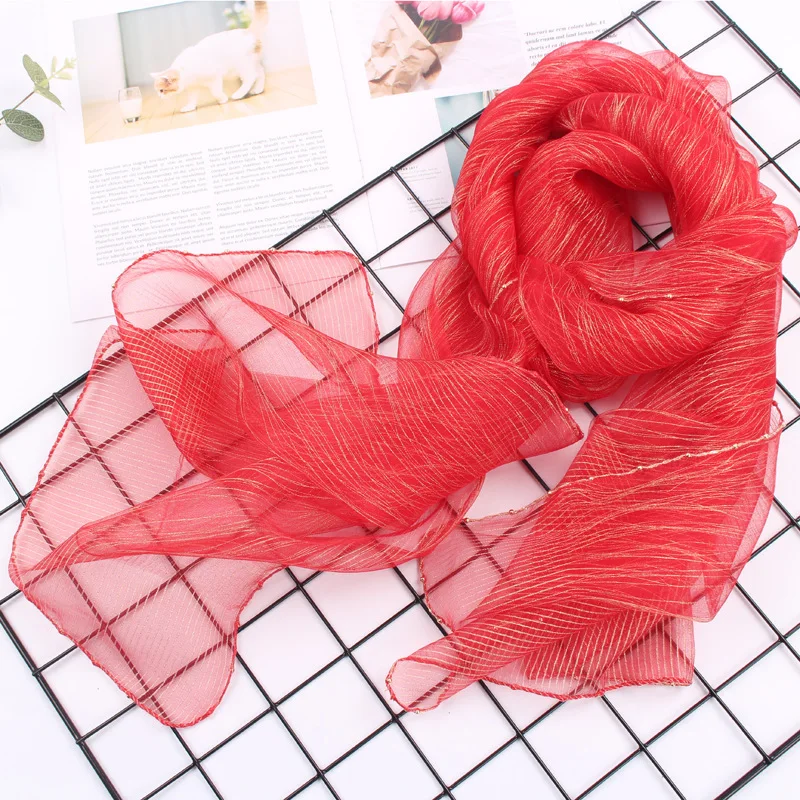 New 2020 Women Luxury Silk Wool Scarf Beads Shawls Lady Pashmina Neck Hijab Foulard Wraps Bufanda Winter Scarves Bandana Poncho