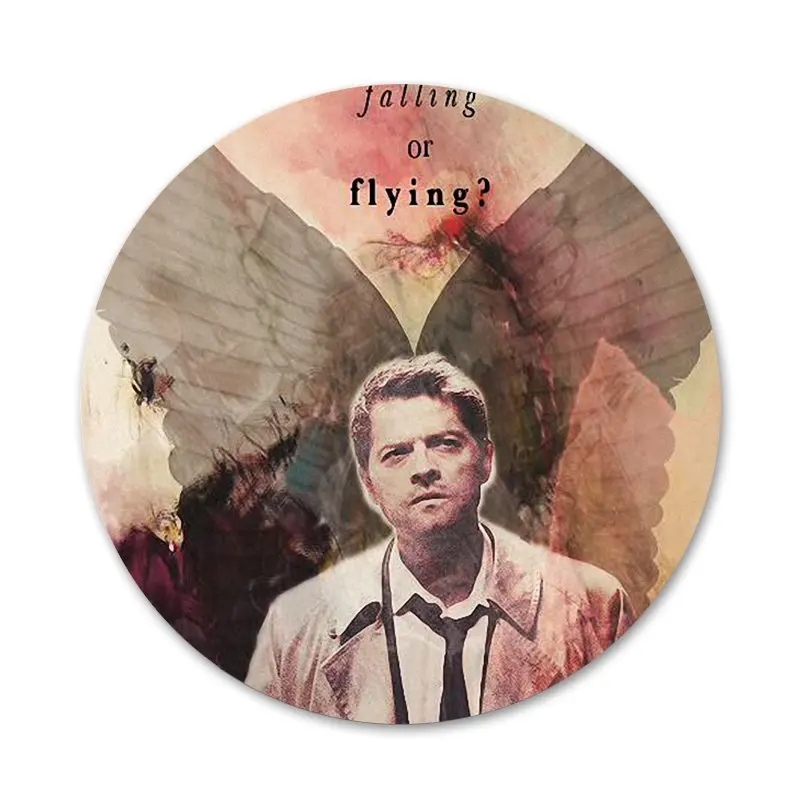 58 мм Сверхъестественное SPN Дин и Сэм значок брошь заколка аксессуары для одежды