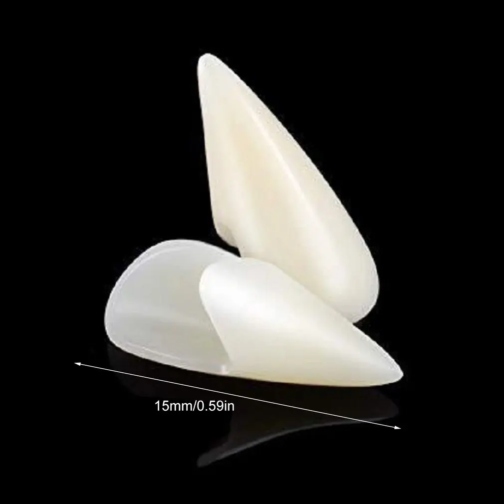 2 шт. Косплей Хэллоуин протезы зомби зубы вампира стандартные клыки оборотеня