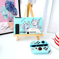 cute cat dog blue fairy league shell for nintendo switch case soft tpu cover back girp shell for nintendo switch accessories
