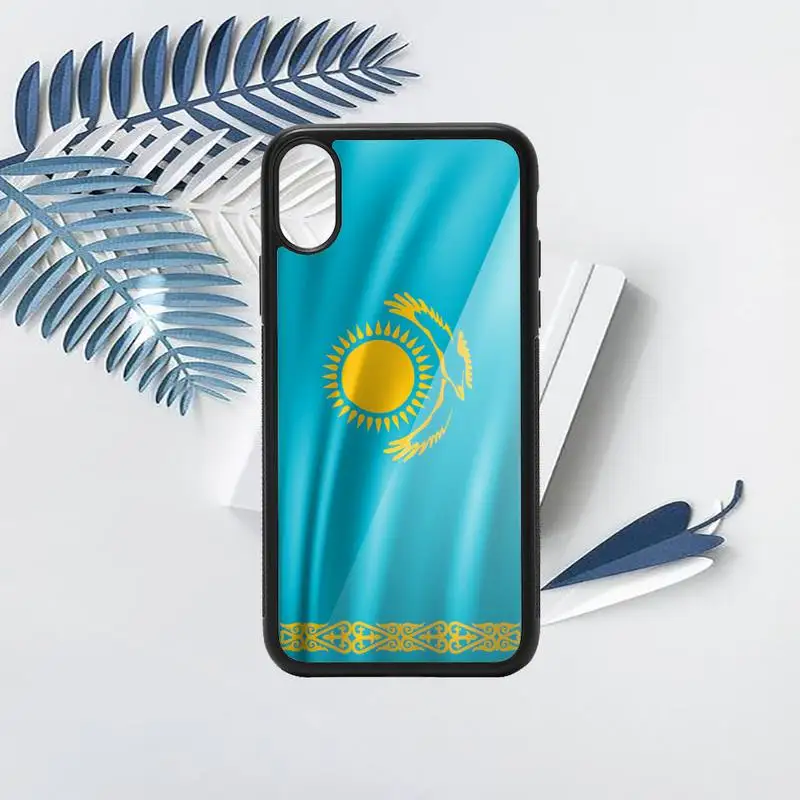 

Kazakhstan Flag Symbol Phone Case PC for iPhone 11 12 pro XS MAX 8 7 6 6S Plus X 5S SE 2020 XR