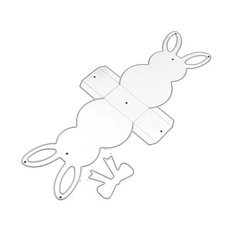 Пасхальный кролик ремесло металлические режущие штампы высечки формы конфеты