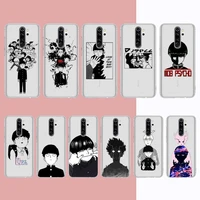 mob psycho 100 anime phone case for xiaomi 10t pro 11 note10lite redmi 5plus 7a 8 k20pro 9a note 9 pro max s 10
