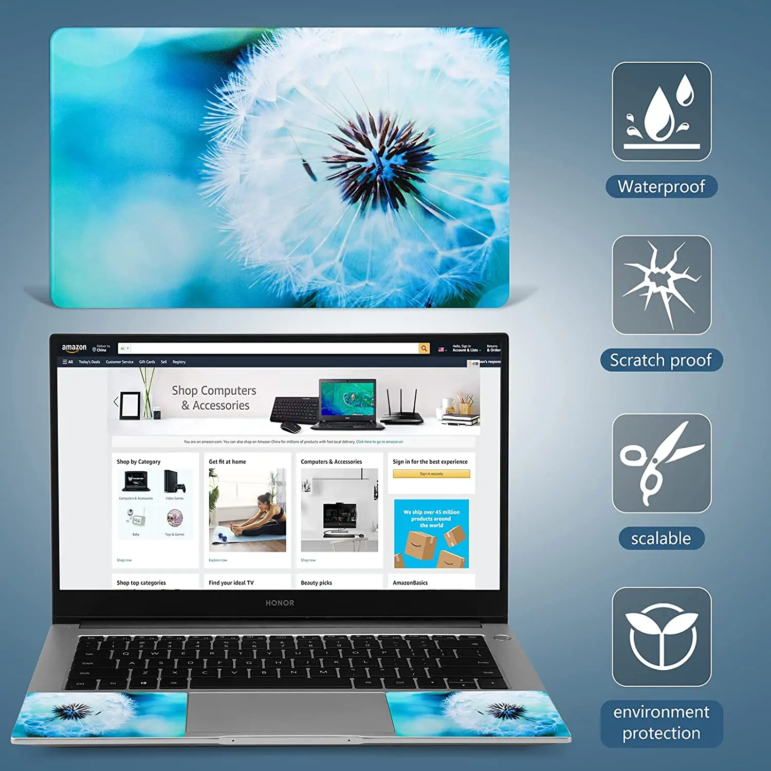 Наклейки для ноутбука Обложка наклейки 11 6 12 13 14 15 16 17 3 дюймов Macbook Lenovo HP Asus Acer DELL