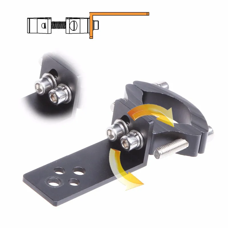 

Black Motorcycle Safety Steering Lights Modified Expansion Bracket