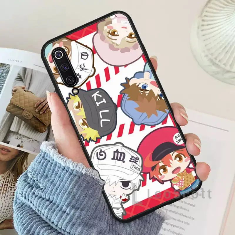 

cells at work cute cartoon Phone Case For Xiaomi Redmi 7 9t 9se k20 mi8 max3 lite 9 note 8 9s 10 pro
