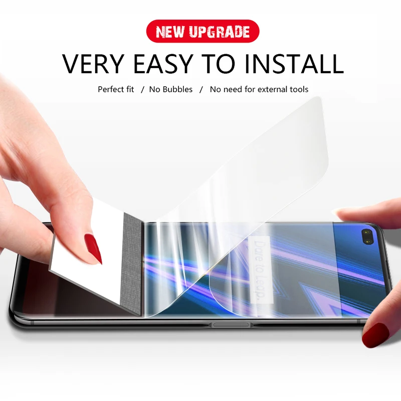 Гидрогелевая пленка с полным покрытием для OPPO Realme 7 Pro защита экрана 6 5 C3 X7 X50 XT X2 C11
