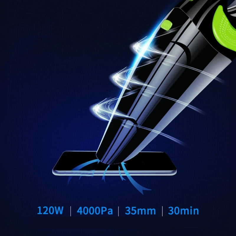 

Powerful Car Handheld Vacuum Cleaner, Portable Wet & Dry Mini Hand Vacuum Cordless, Dust Buster for Home Car Cleaning