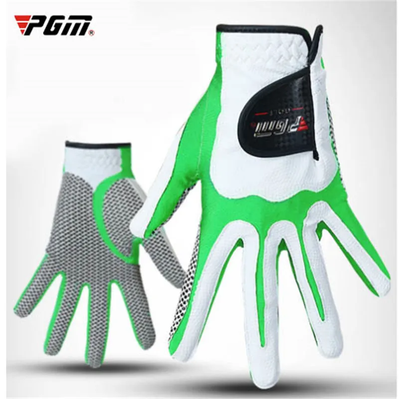 

PGM 1PCS Men's Golf Glove for left hand Anti-slip Granules Granules Mitten Soft Breathable Training Soft Fiber cloth Golf Gloves