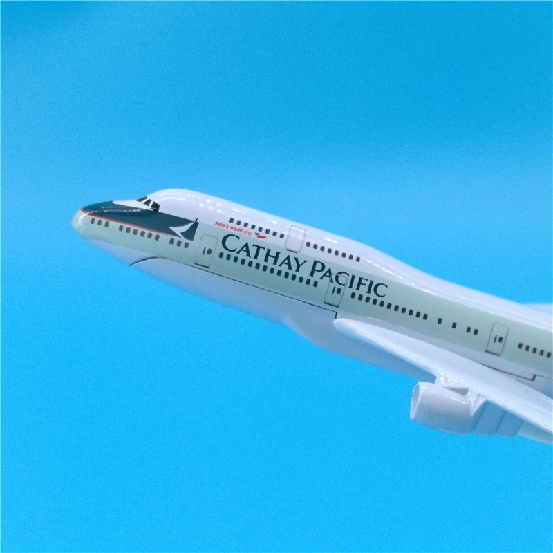 16 см Cathay Pacific Airlines Боинг 747-400 модель самолета из сплава коллекционные модели