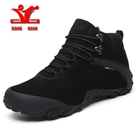 xiangguan 21 winter men climbing boots outdoor hiking shoes men anti slip sport shoes resistant sneaker man trekking shoes men