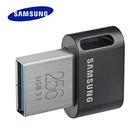 Оригинальный флеш-накопитель SAMSUNG USB3.1 FIT Plus 128G 256G 400 МБс. высокоскоростной мини-флеш-накопитель 32G 64G 200 МБс.