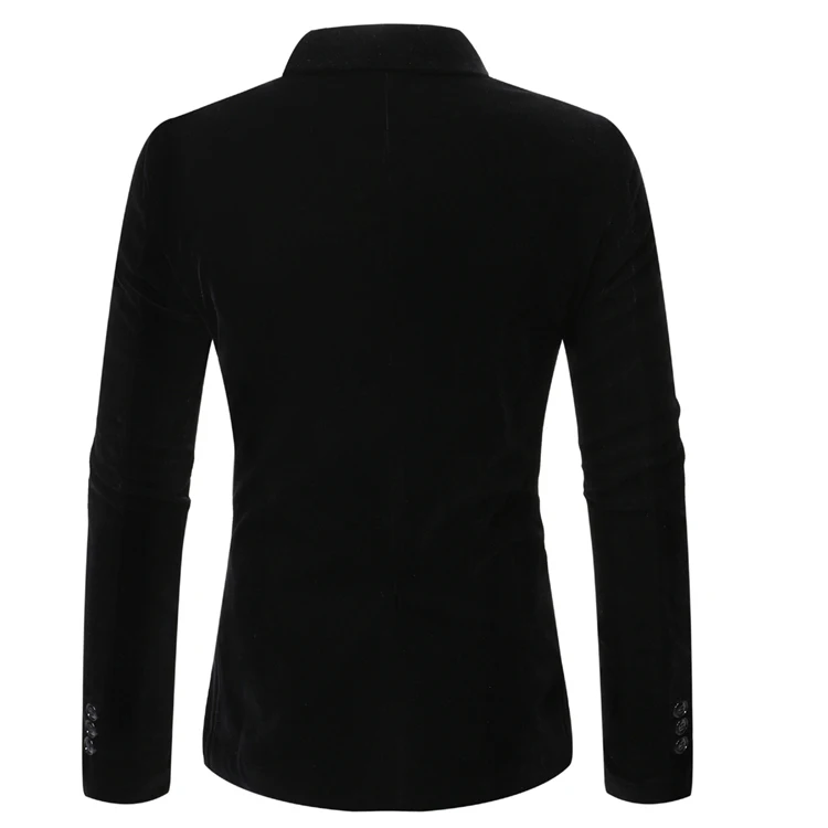 Мужская одежда повседневный мужской костюм, блейзер Masculino Slim Fit на одной пуговице формальный сценический Свадебный костюм блейзеры костюмы куртка плюс размер