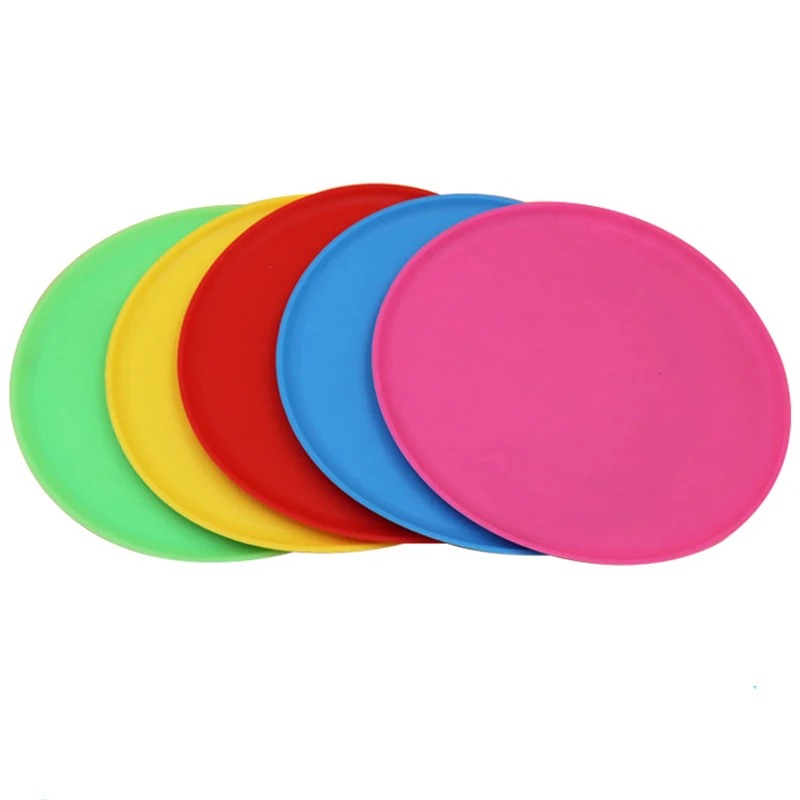 Мягкая силиконовая ПЭТ летающие диски собака игрушки блюдце устойчивы для