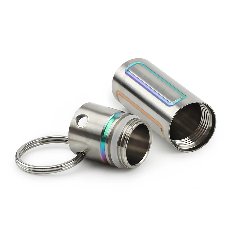 Сверхлегкая титановая Герметичная Бутылка S/L водонепроницаемая канистра