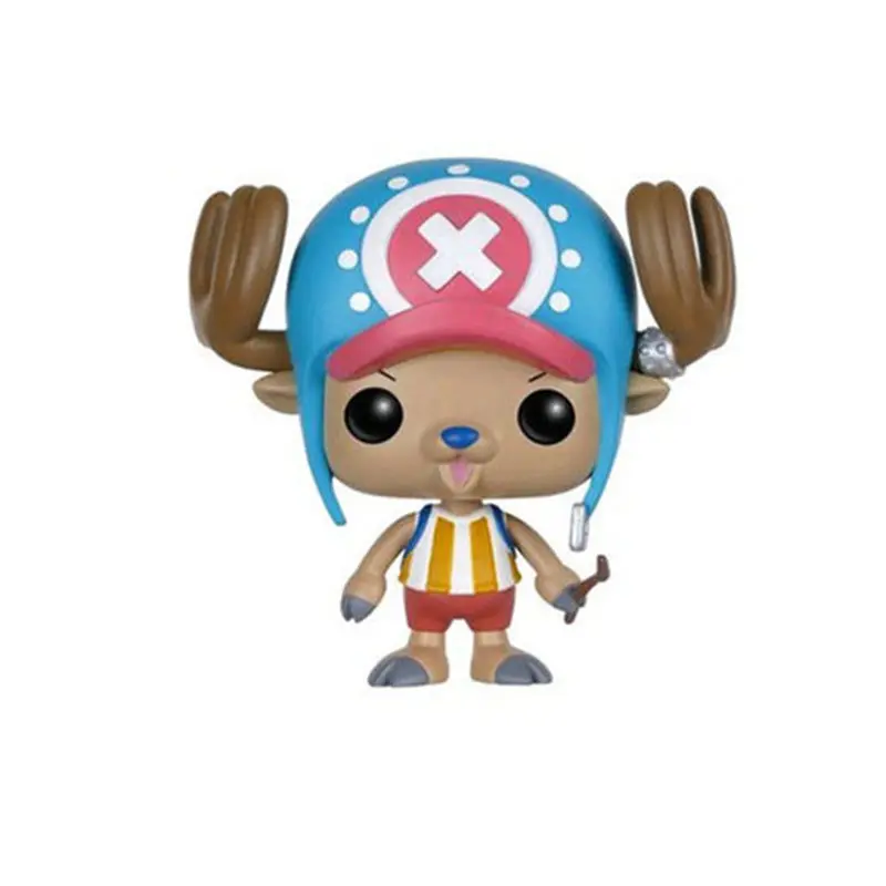 Розовый FUNKO POP One piece MONKEY. D. luffy, Portgas. D. ACE, TRAFALGAR. LAW, Tony Chopper Коллекционная фигурка игрушки для детей подарок - Цвет: Розовый