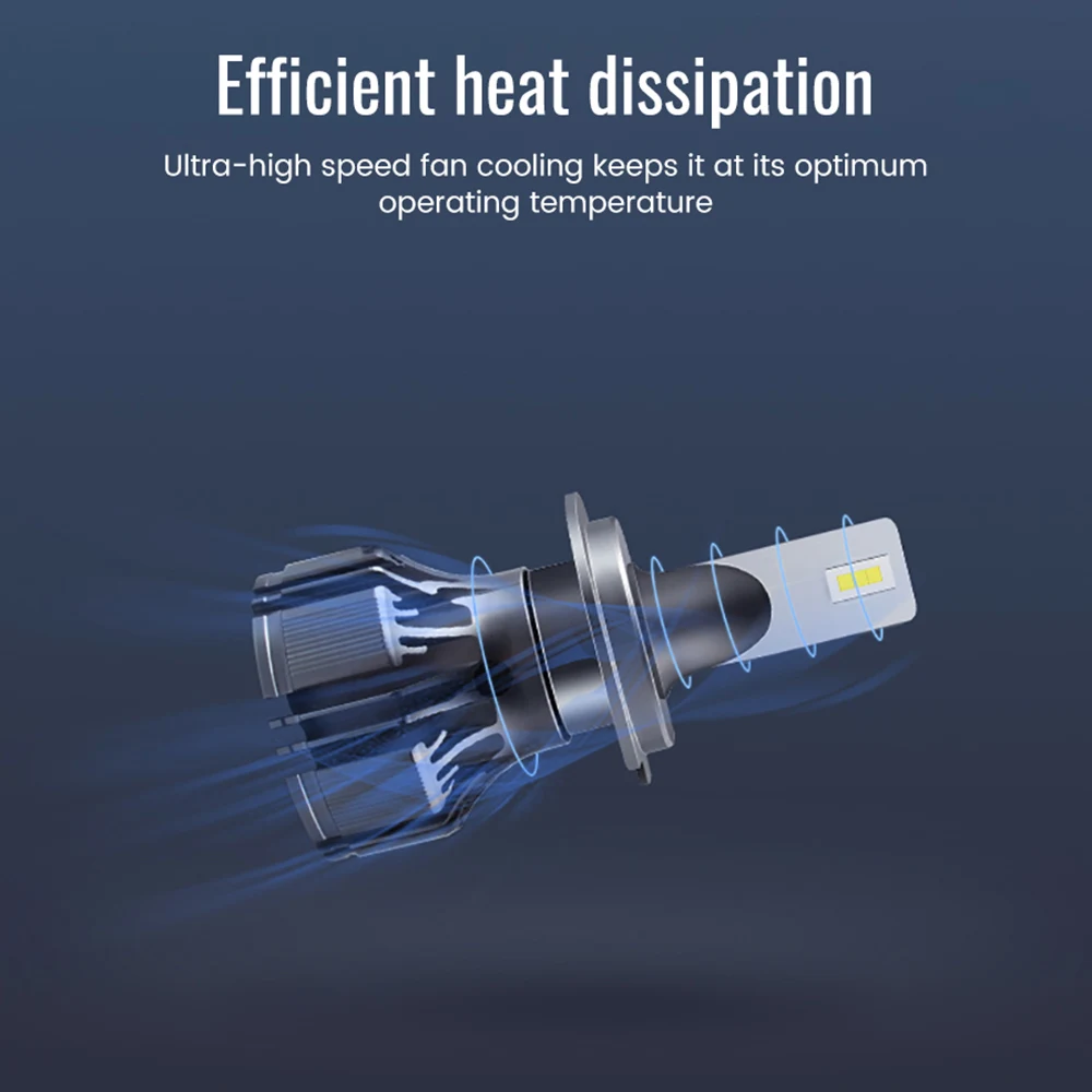 AOSHIKE автомобильный головной светильник светодиодный R6 H1 H4 H7 50 Вт 6000 K лм стильная