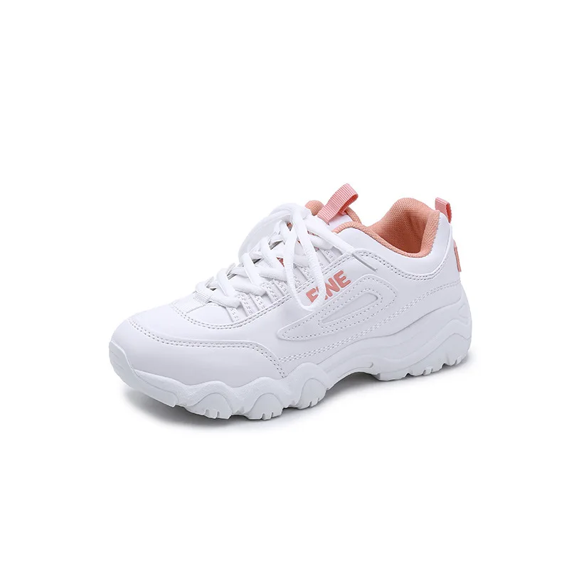 2019 г. новая летняя женская спортивная обувь кожаная в Корейском стиле маленькие