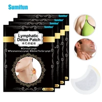 61224pcs sumifun lymphatic detox patch neck anti swelling herbs sticker lymphpads medical plaster relaxation health care