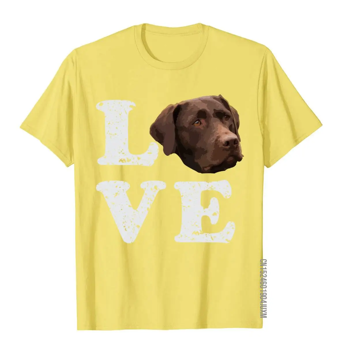 Футболка Love My Chocolate Lab Лабрадор ретривер нормальные топы футболка хлопковый