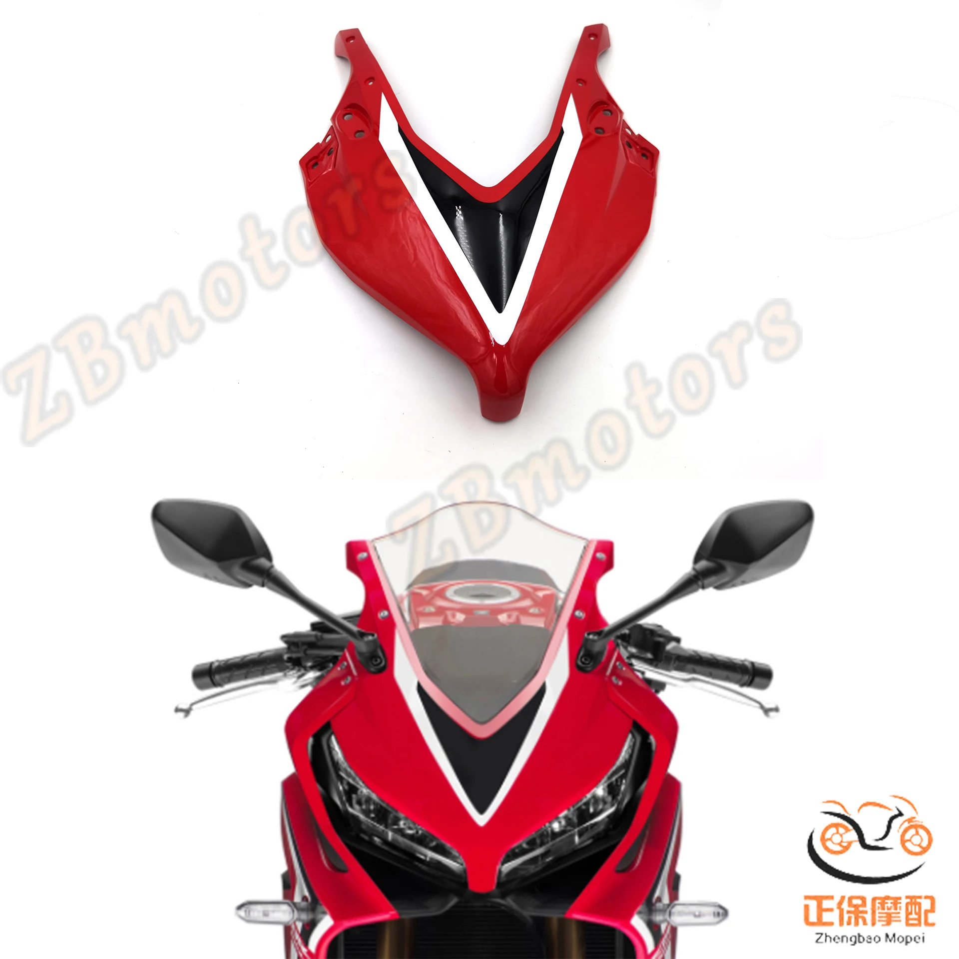 

Honda Cbr650R Red Head Fairing 19-21 Cbr650 R Hood Fairing 2019 2020 2021